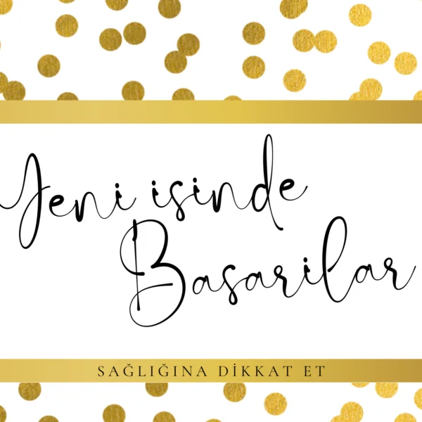 Tebrikler Temalı Hediye Kupon Kartı