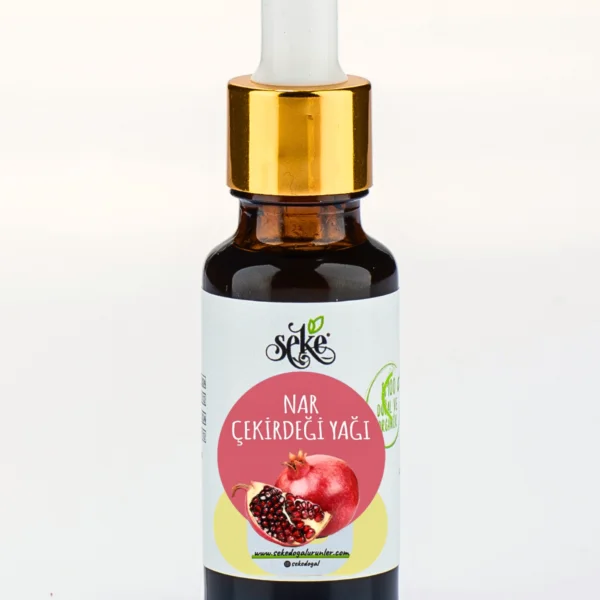 Soğuk Sıkım Nar Çekirdeği Yağı 20 Ml Damlalıklı Cam Şişe