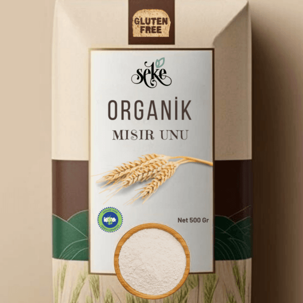 Organik Glutensiz Mısır Unu 500 Gr