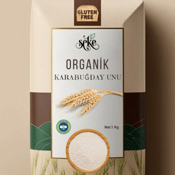 Organik Glutensiz Karabuğday Unu 1 Kg