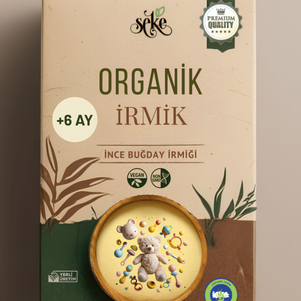 Organik İnce Buğday İrmiği +6 AY 500 Gr