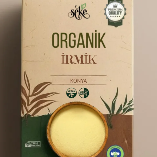 Organik İrmik 500 Gr görseli.