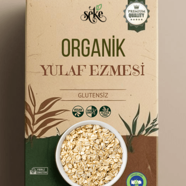 Organik Glutensiz Yulaf Ezmesi 500 Gr