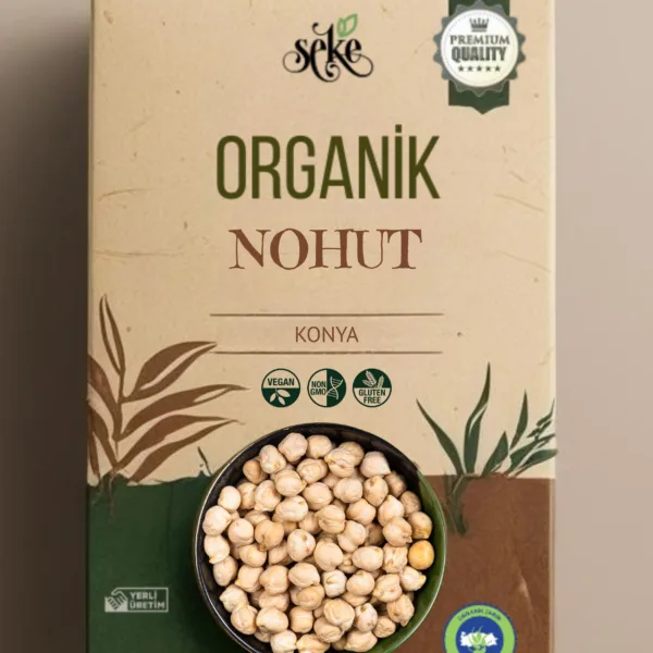 Organik Nohut Özel Seri 1 Kg görseli.