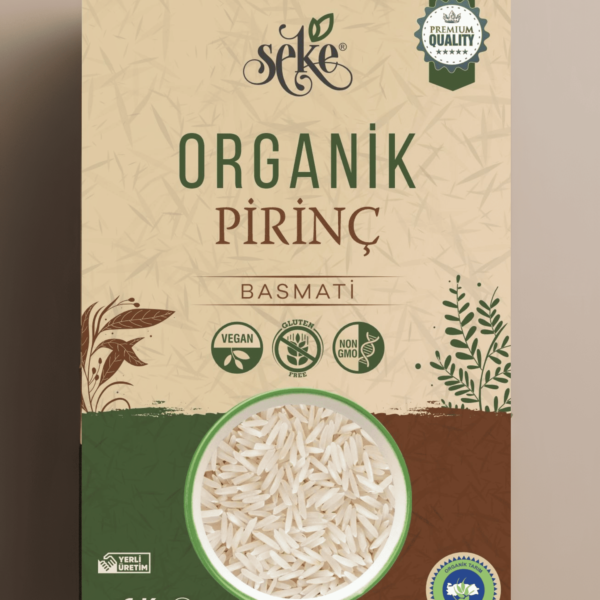Seke Organik Basmati Pirinç 1 KG